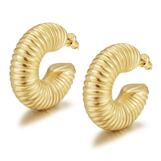 Earring Chunky  Hoop