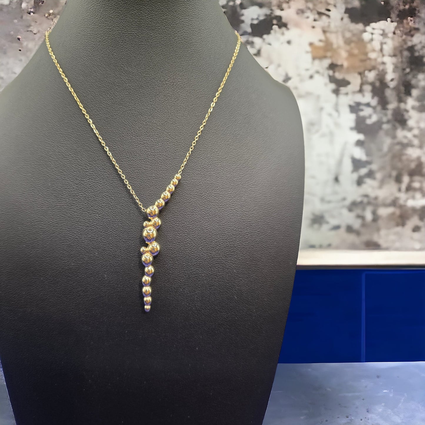Necklace Personality Gold Beads