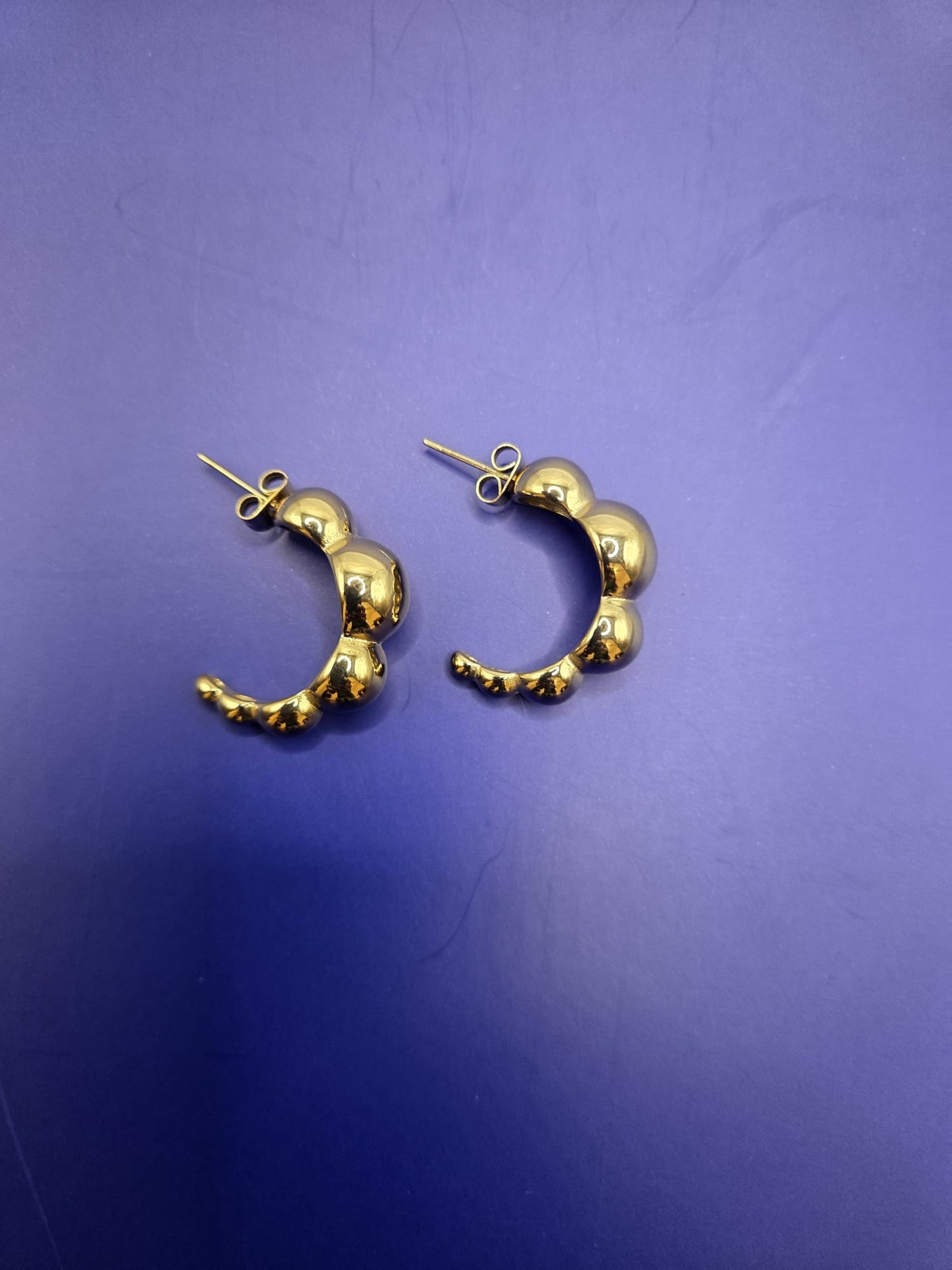 Earring Beads Half Circle
