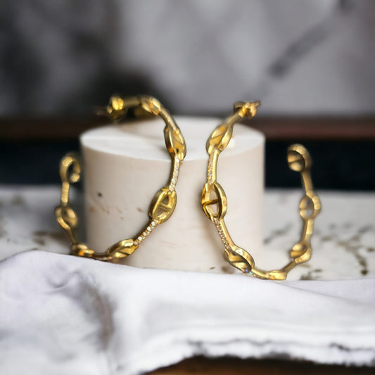 Earring Hoop Gucci Link