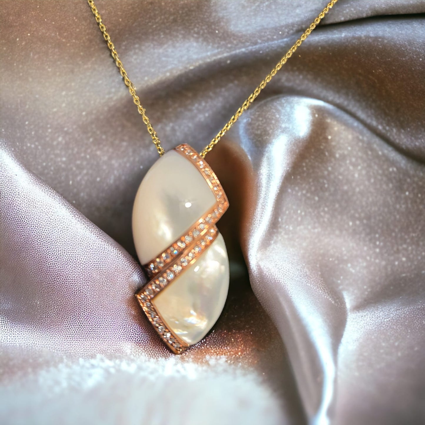 Mother of Pearl Rose Gold 'FANTASIZE'