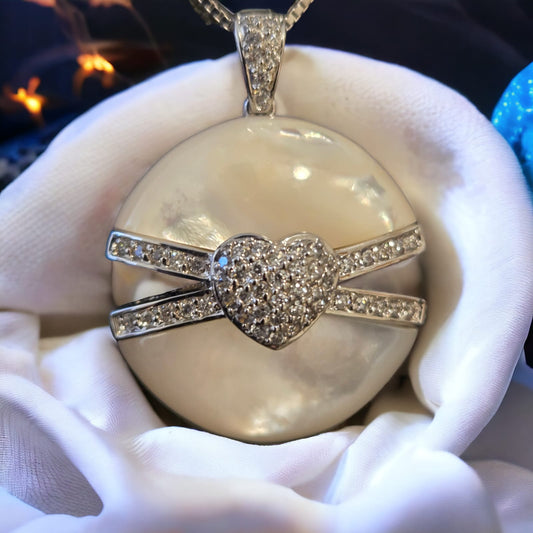 Necklace Mother of Pearl Heart