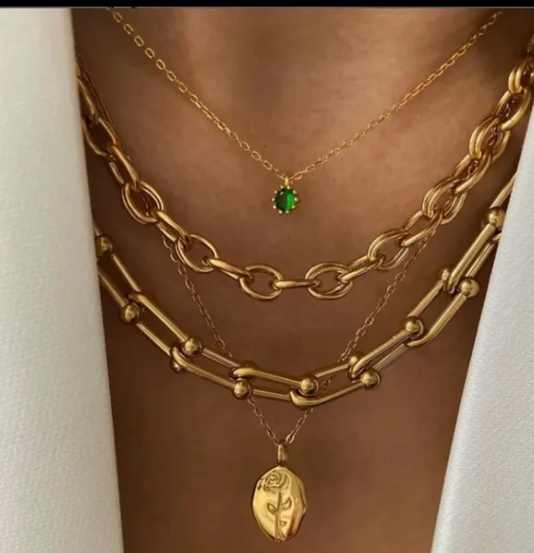 Necklace U Link Chunky