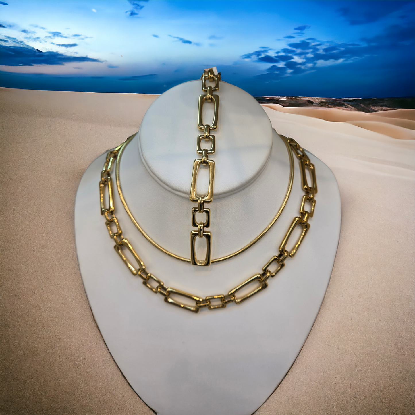 Bracelet Gold Chunky