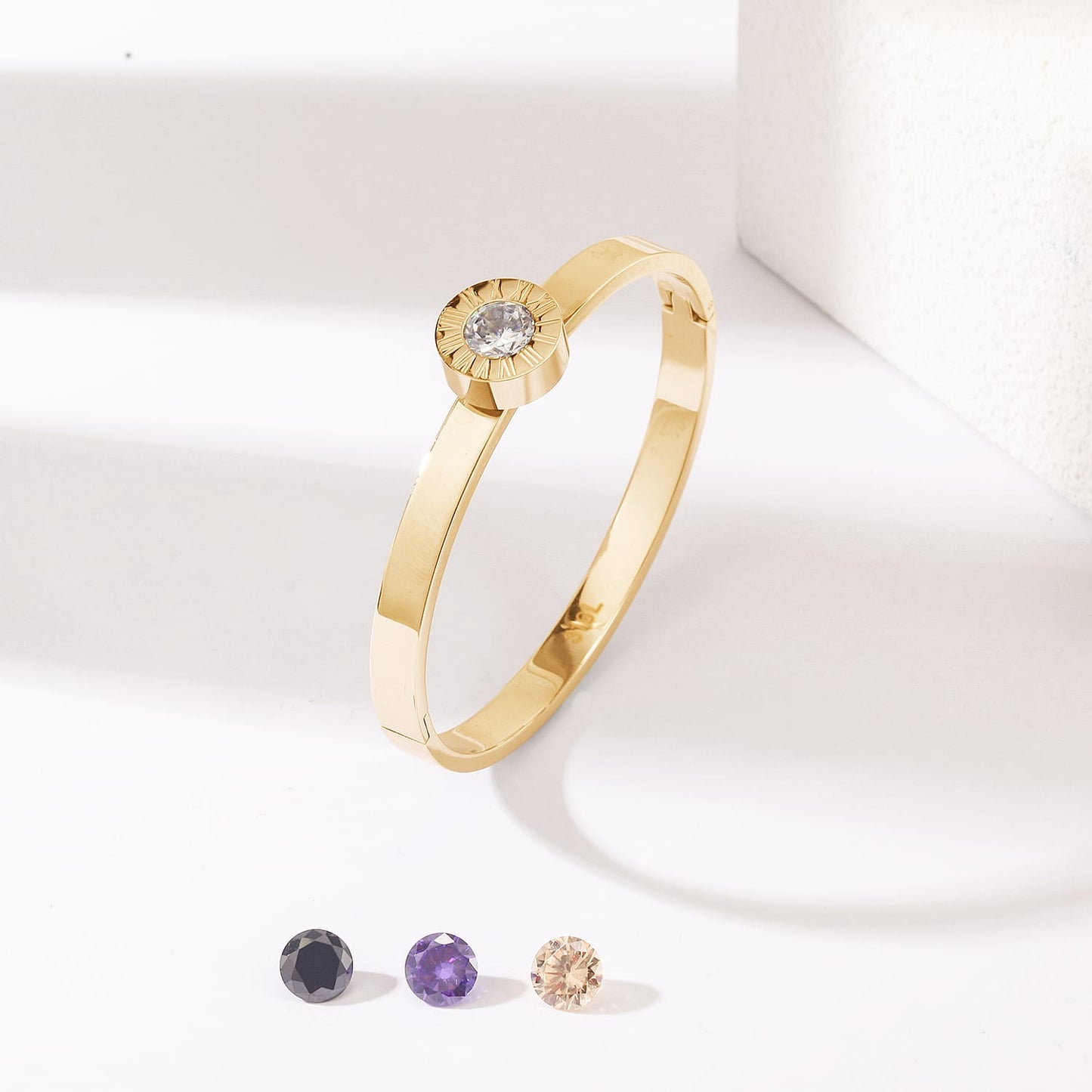 Bangle interchangeable Roman Numeral
