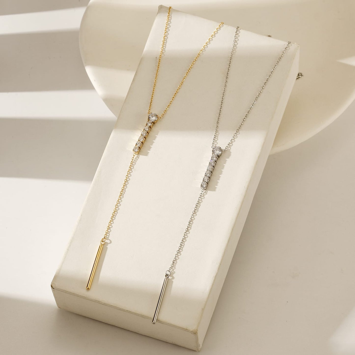 Necklace Cylinder Zirconia