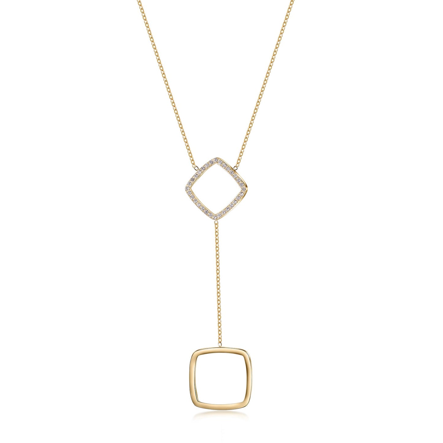 Necklace Open Frame Drop